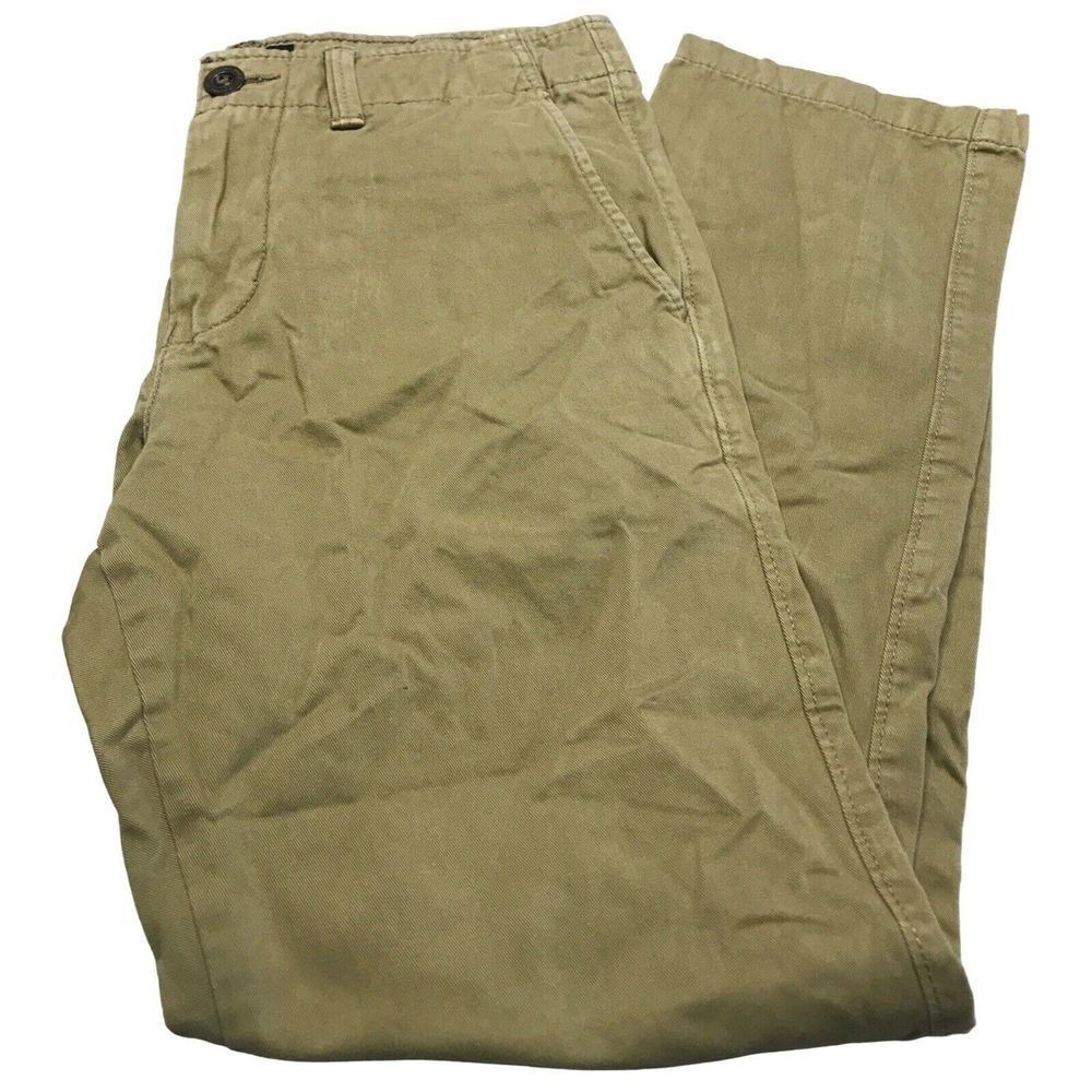 American Eagle‎ Outfitter Khaki slim straight men size 30/29 tan pant slack